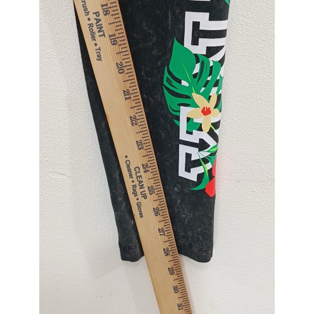 Victoria's Secret/Pink Floral Tie Dye High Waist Leggings Black Size L NWOT - Picture 4 of 15